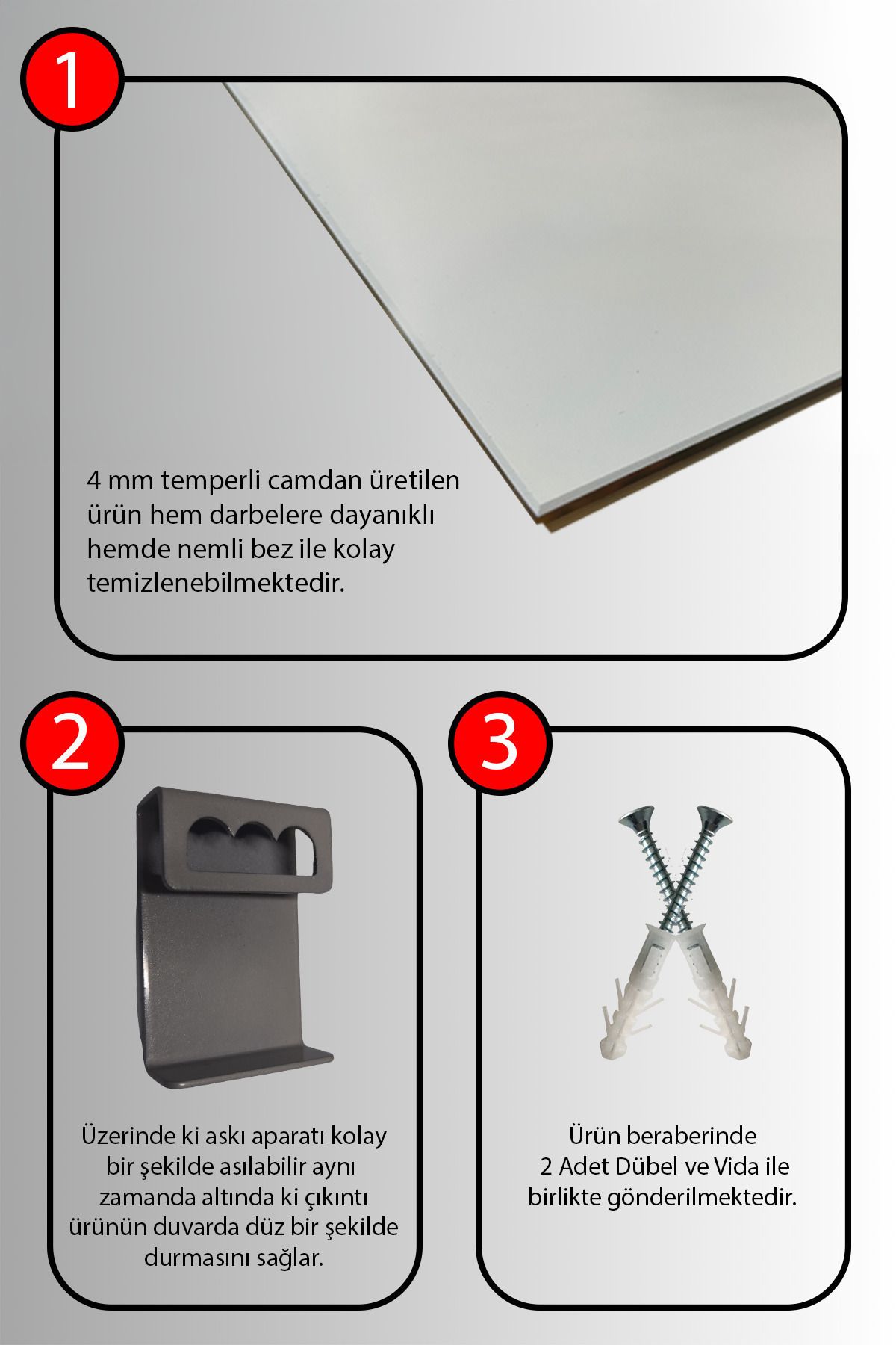 Nejjelo Numune Cam Tablo Hediyelik Kırılmaz
