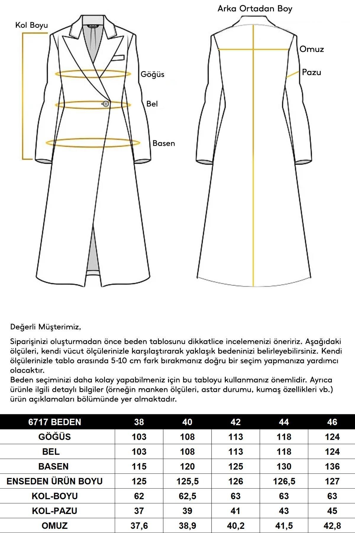 Olcay-Unlined Modal Trench Coat with Contrast Stitching Detail Beige 6717 8