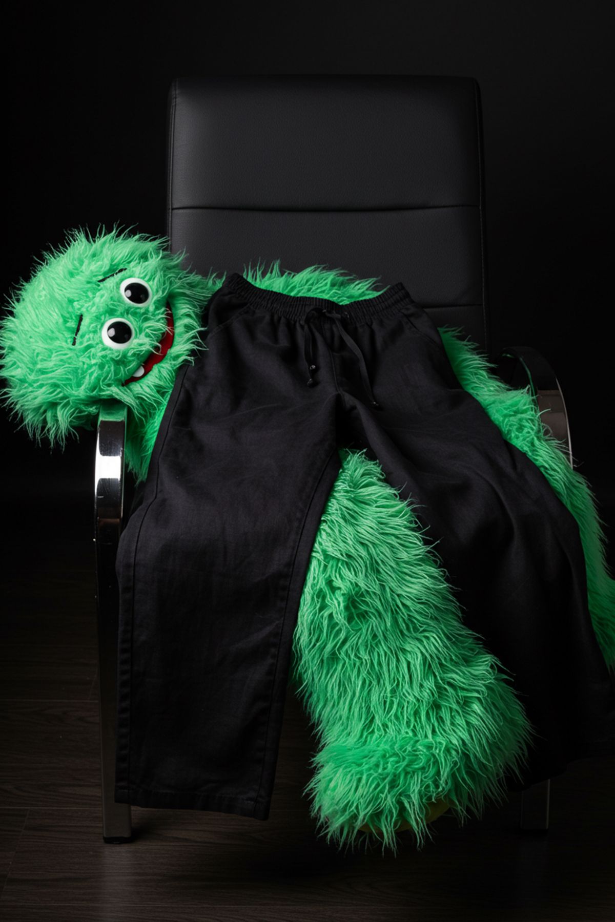 DARK AND BRIGHT Yazlık Keten Erkek Günlük Rahat Pantolon Lastikli Bel Geniş Paça Keten