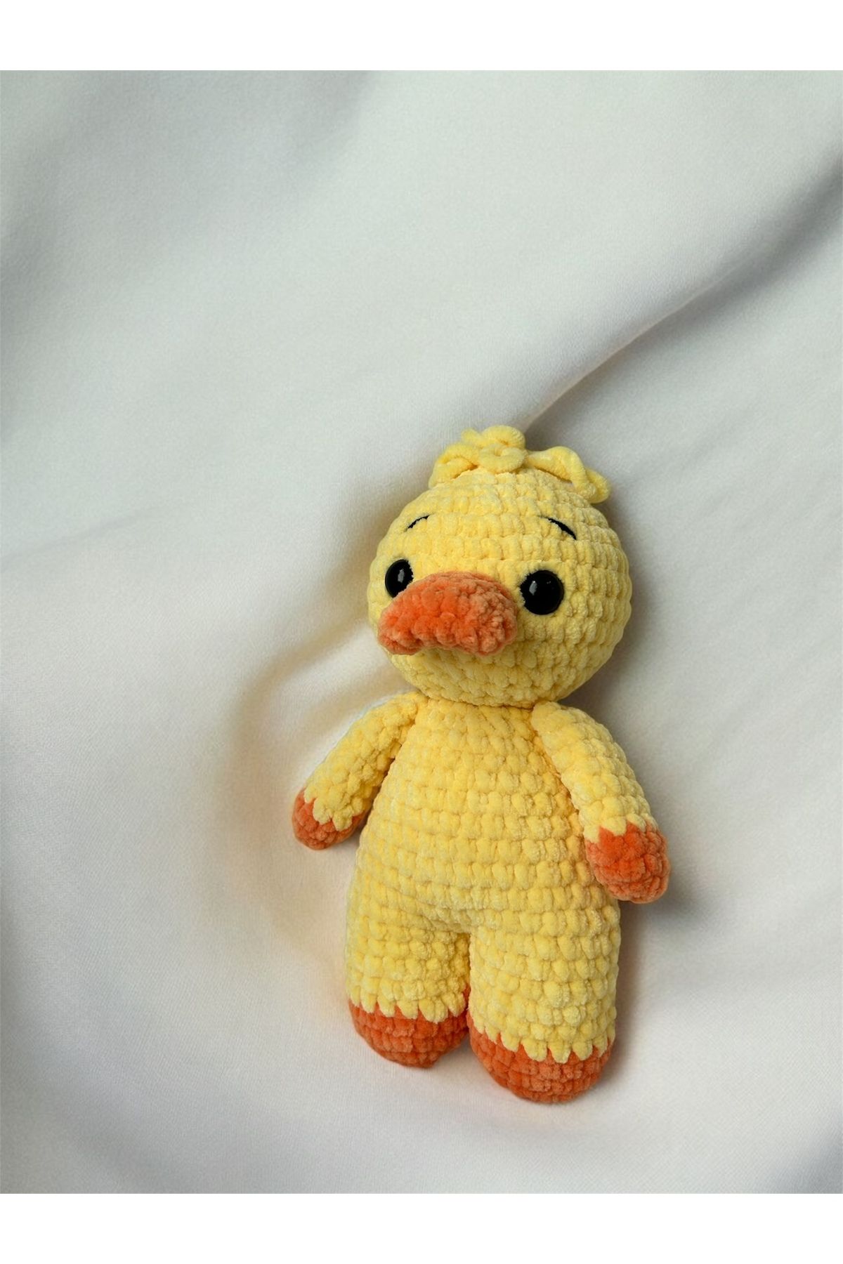 Toil Print Amigurumi Örgü Ördek Oyuncak