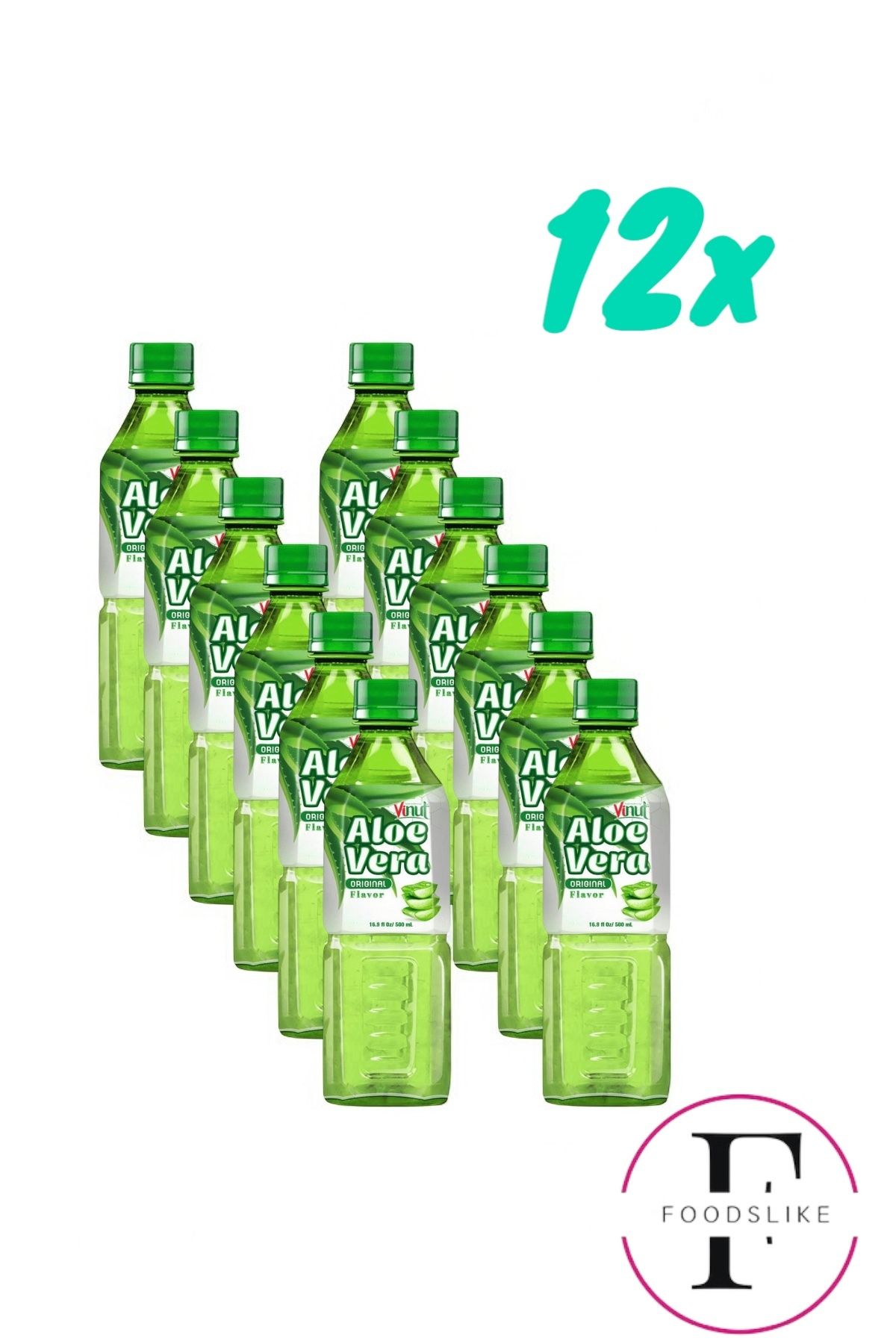 vinut Aloe Vera Original Drink 12x500ml.