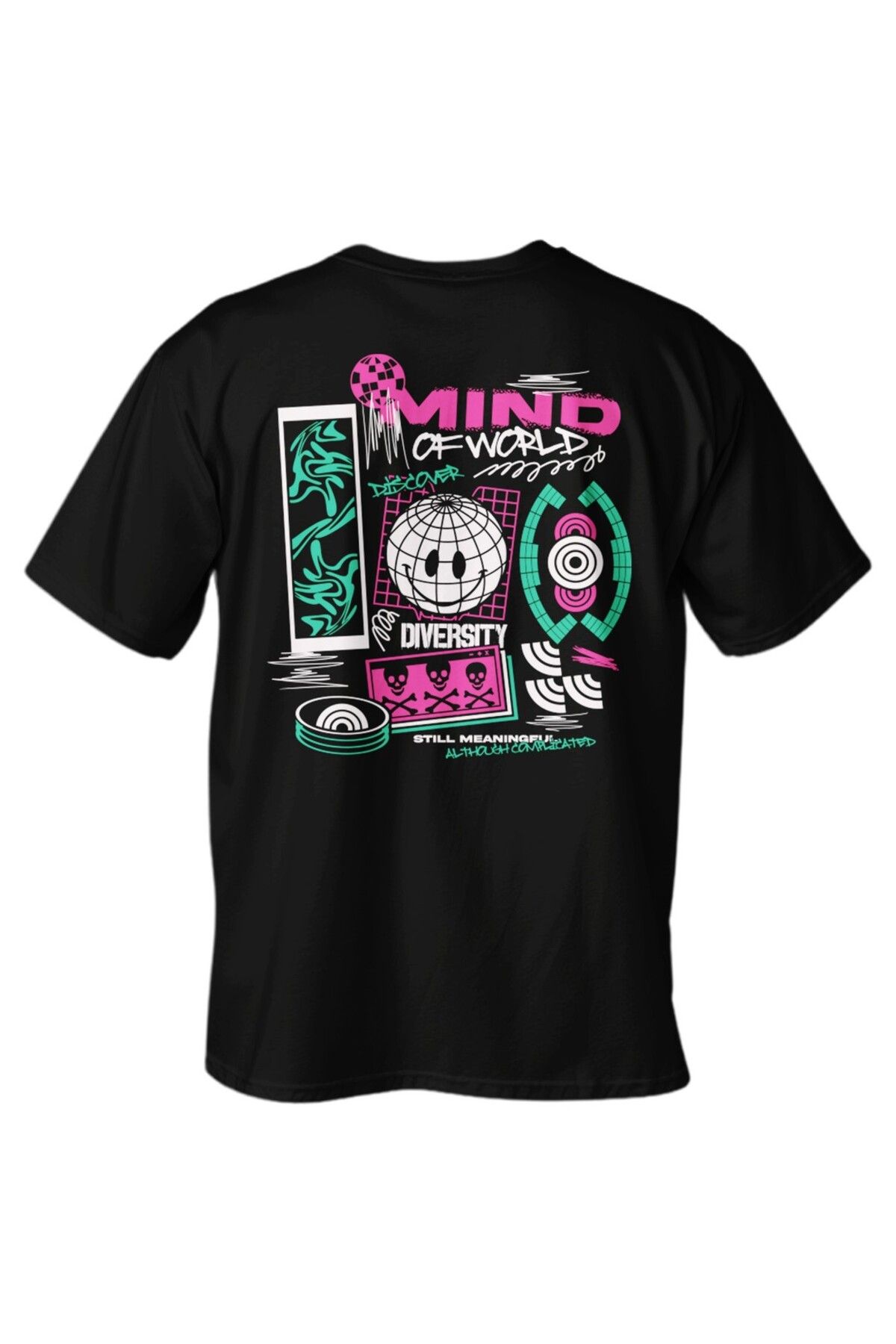 LUMARTA Regular Mind of Wold Baskılı T-Shirt