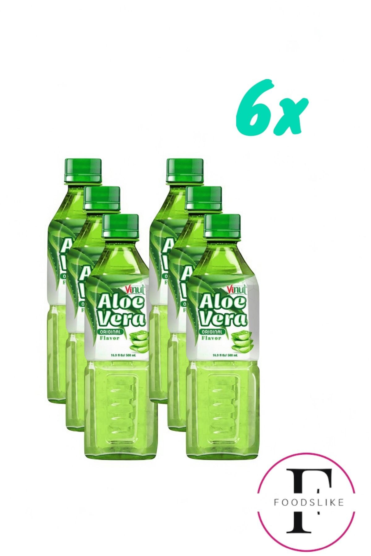 vinut Aloe Vera Original Drink 6x500ml.
