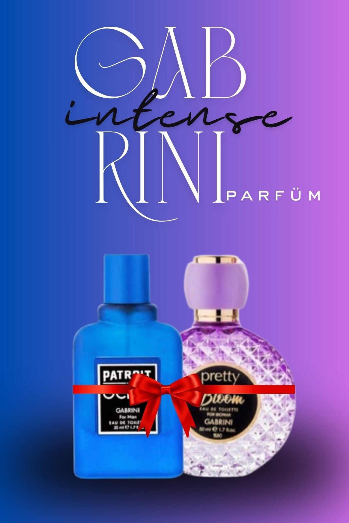 Gabrini İntense Patroit Ocean & Pretty Bloom 50 Ml Edt Parfüm Çiftlere Özel