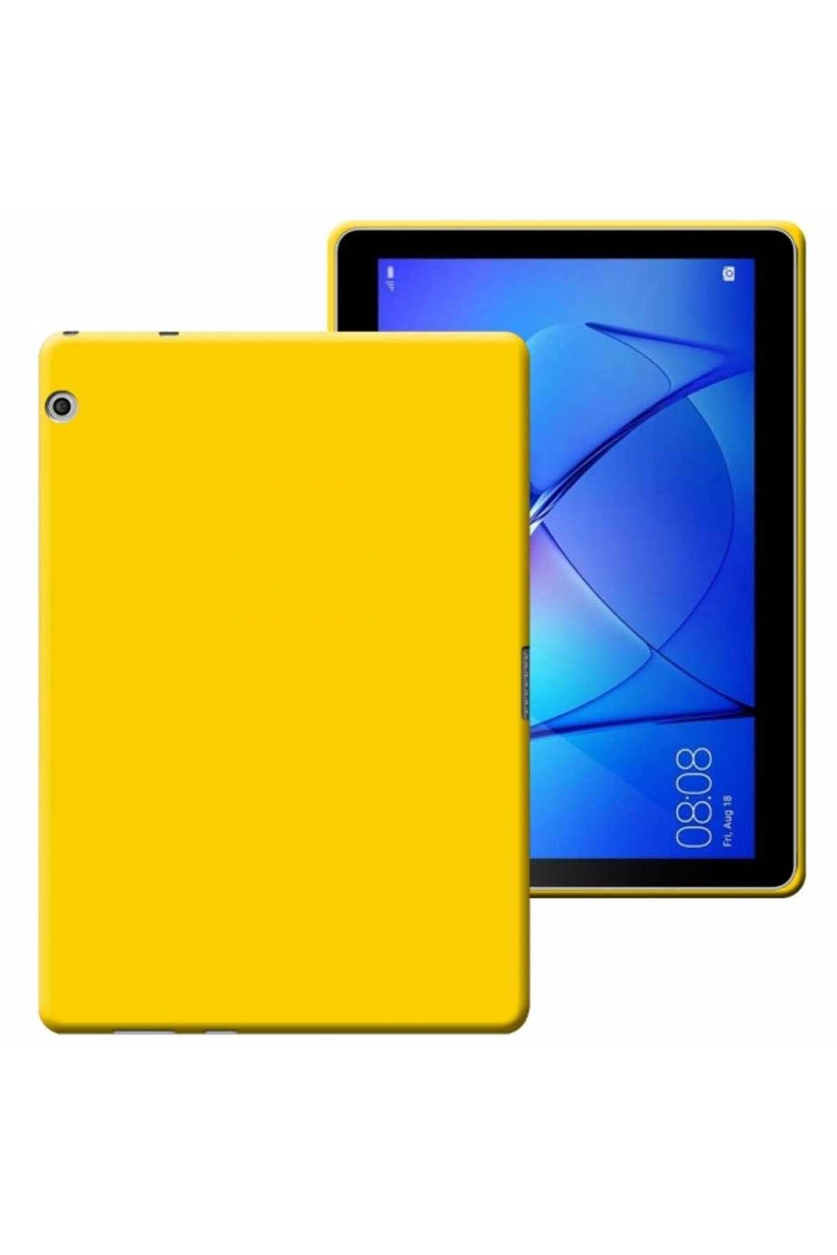 Tekamo Huawei MediaPad T3 Uyumlu 9,6 inç Lansman Silikon Yumuşak Dokulu Kılıf