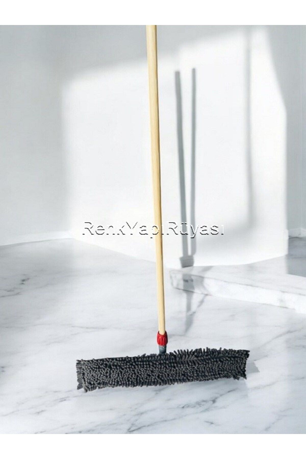 RENK YAPI RÜYASI 60 lık mop +makarna mop+gürgen sap hastane okul iş yerleri fabrika için temizlik seti
