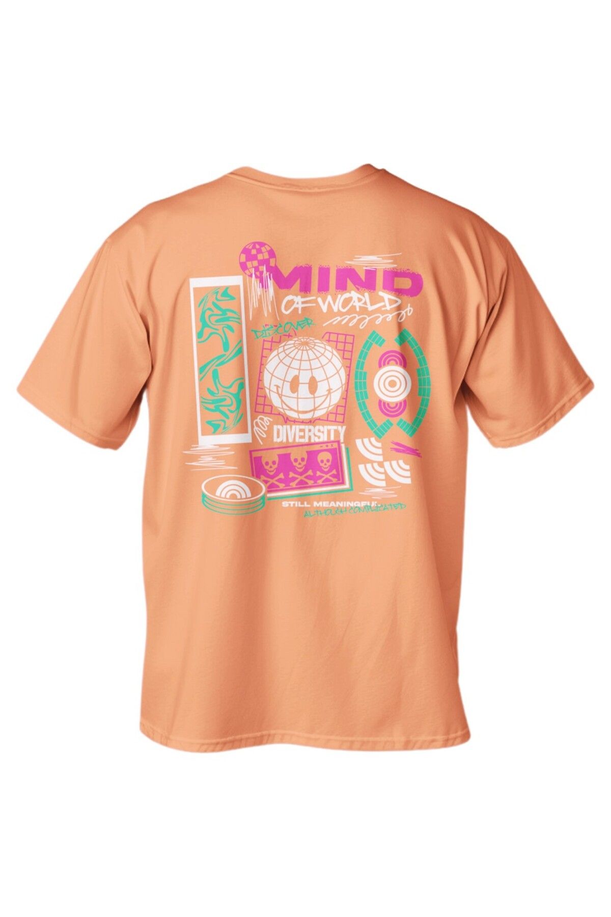 LUMARTA Regular Mind of Wold Baskılı T-Shirt