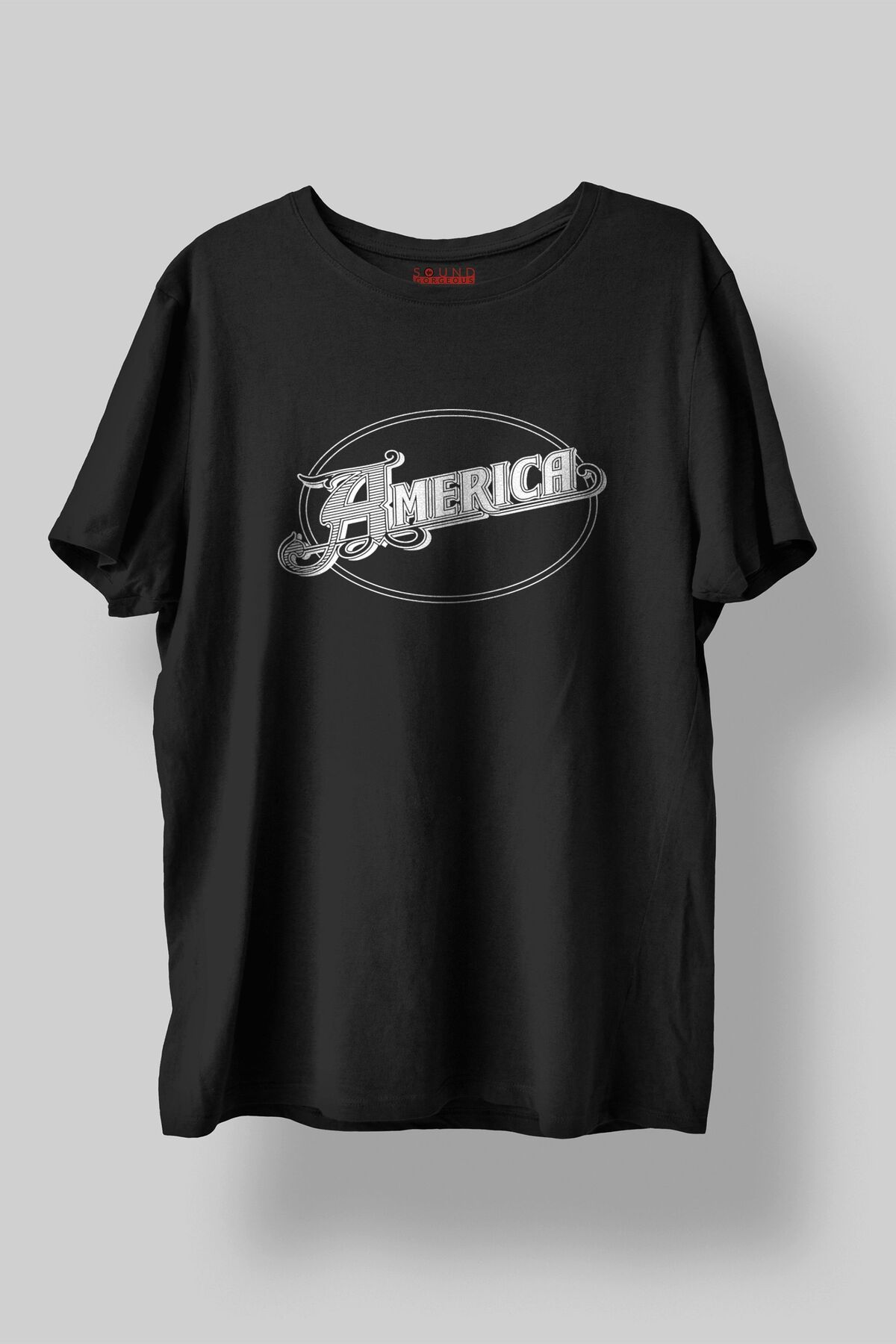 Sound Gorgeous ACDC Müzik Tasarımlı Baskılı Regular Fit Unisex Siyah T-Shirt %100 Pamuk Rahat Kalıp Tişört No:0006