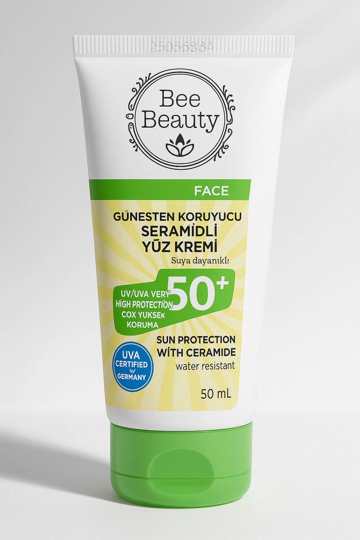 Bee Beauty Güneşten Koruyucu Seramidli Yüz Kremi 50 spf