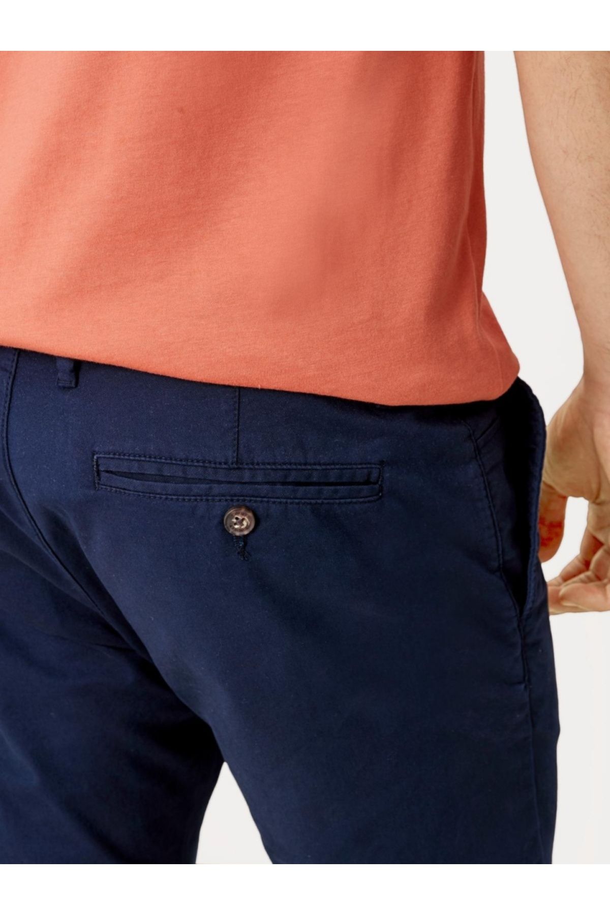 s.Oliver-Men's Chino Pants, Austin, Cotton Blend With Elastane, , Navy 4