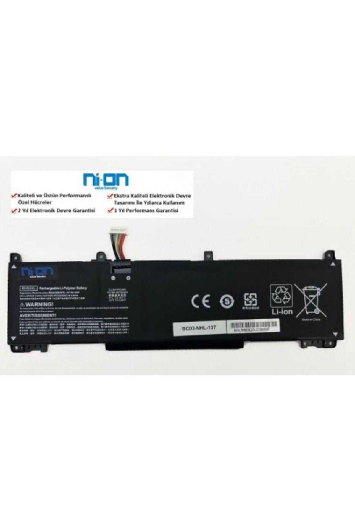 NION Hp EliteBook 655 G9 , EliteBook 655 G10 uyumlu Notebook Batarya - Pil