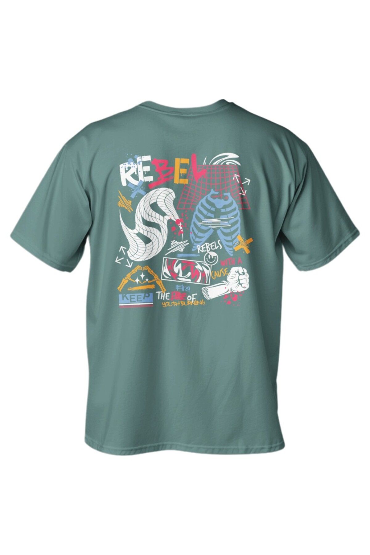 LUMARTA Regular Rebel Baskılı T-Shirt