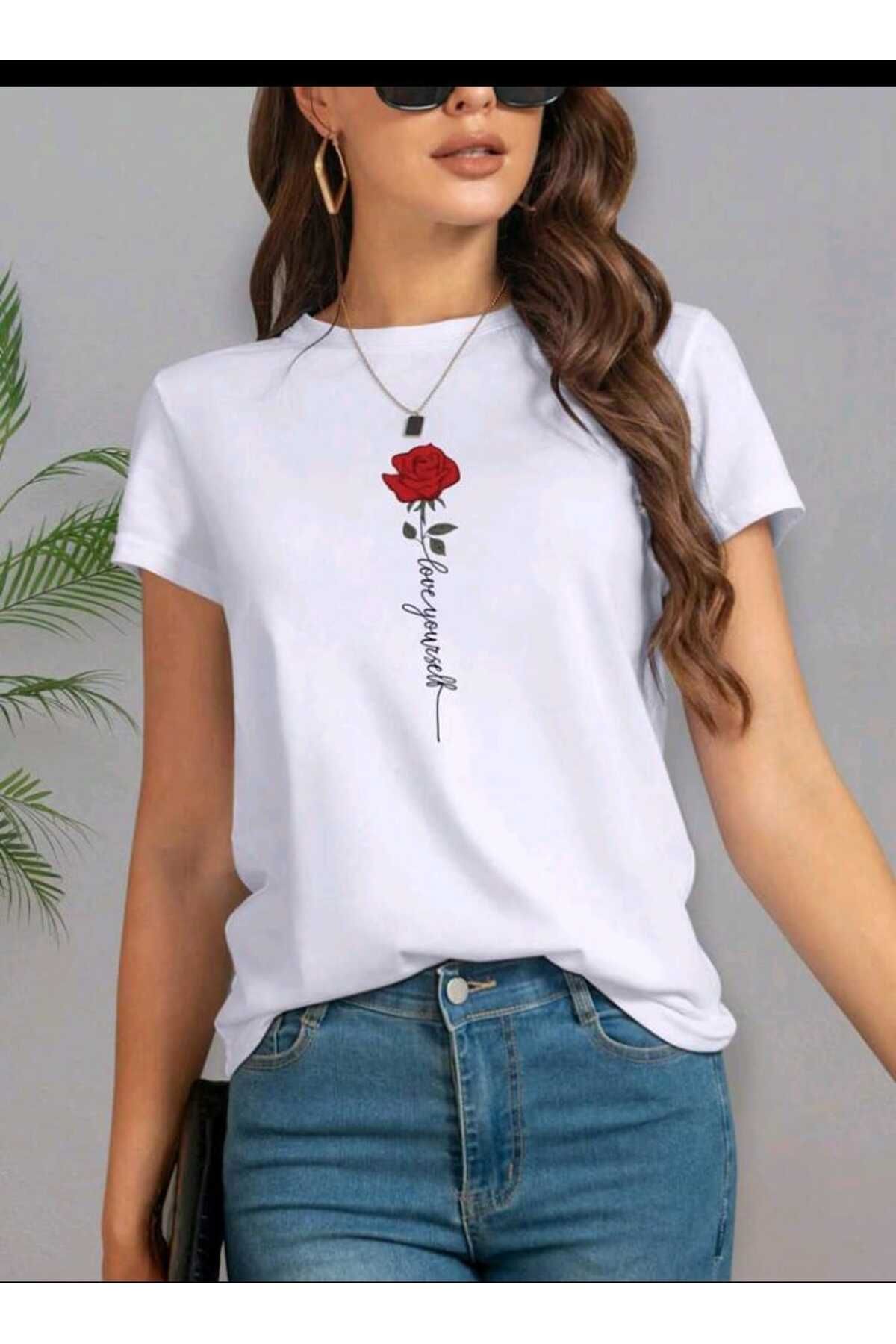 mirantekstil Yeni sezon oversize dijital baskılı t-shirt