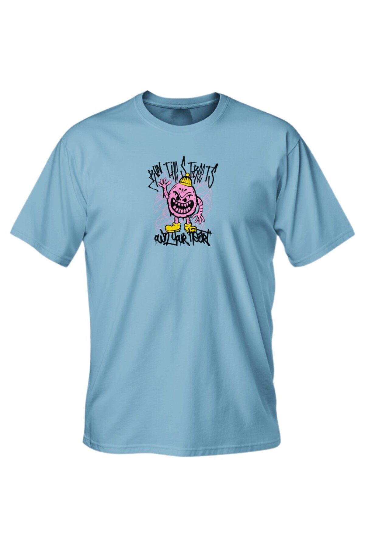 LUMARTA Regular Run The Streets Baskılı T-Shirt