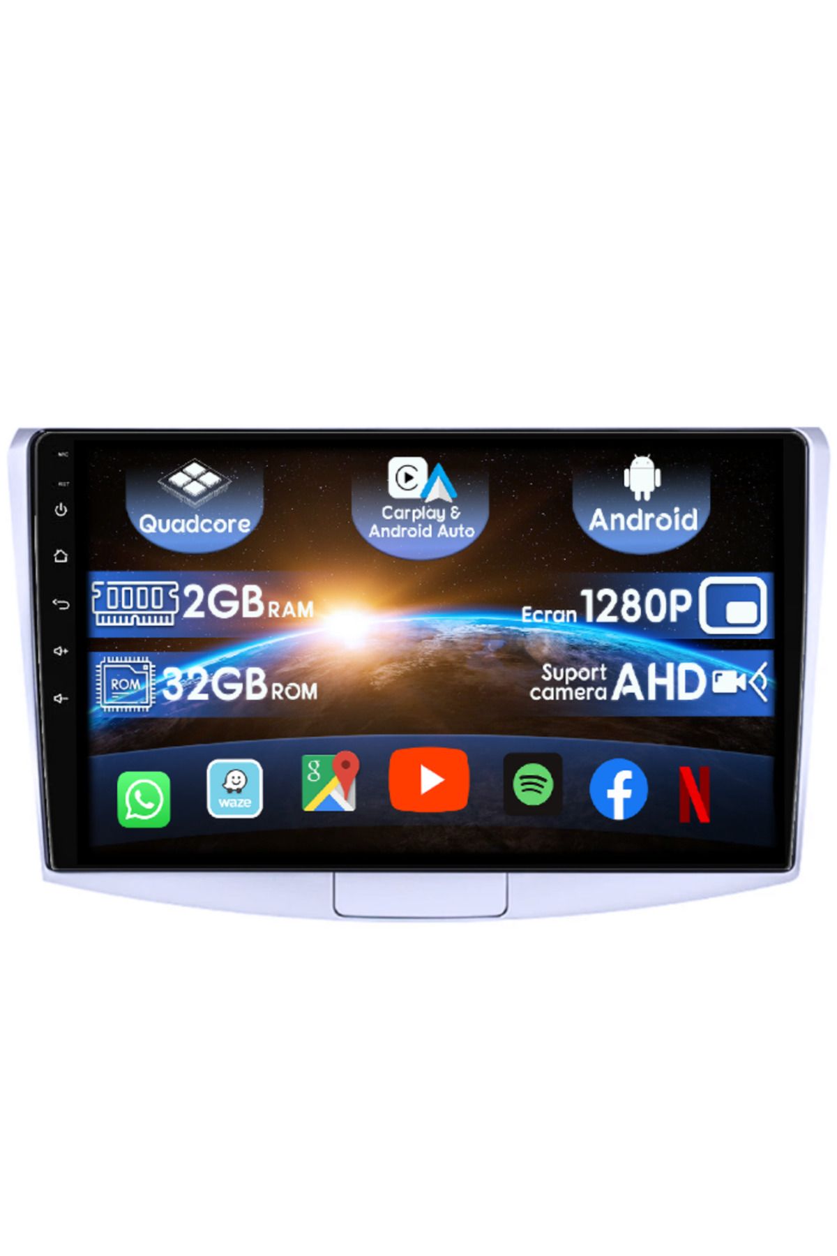 navi-it-Dedicated Navigation Vw Passat B6/b7 2006, 2gb Ram 32gb Rom, Quad Core, Display 10" Ips, Android 14 1