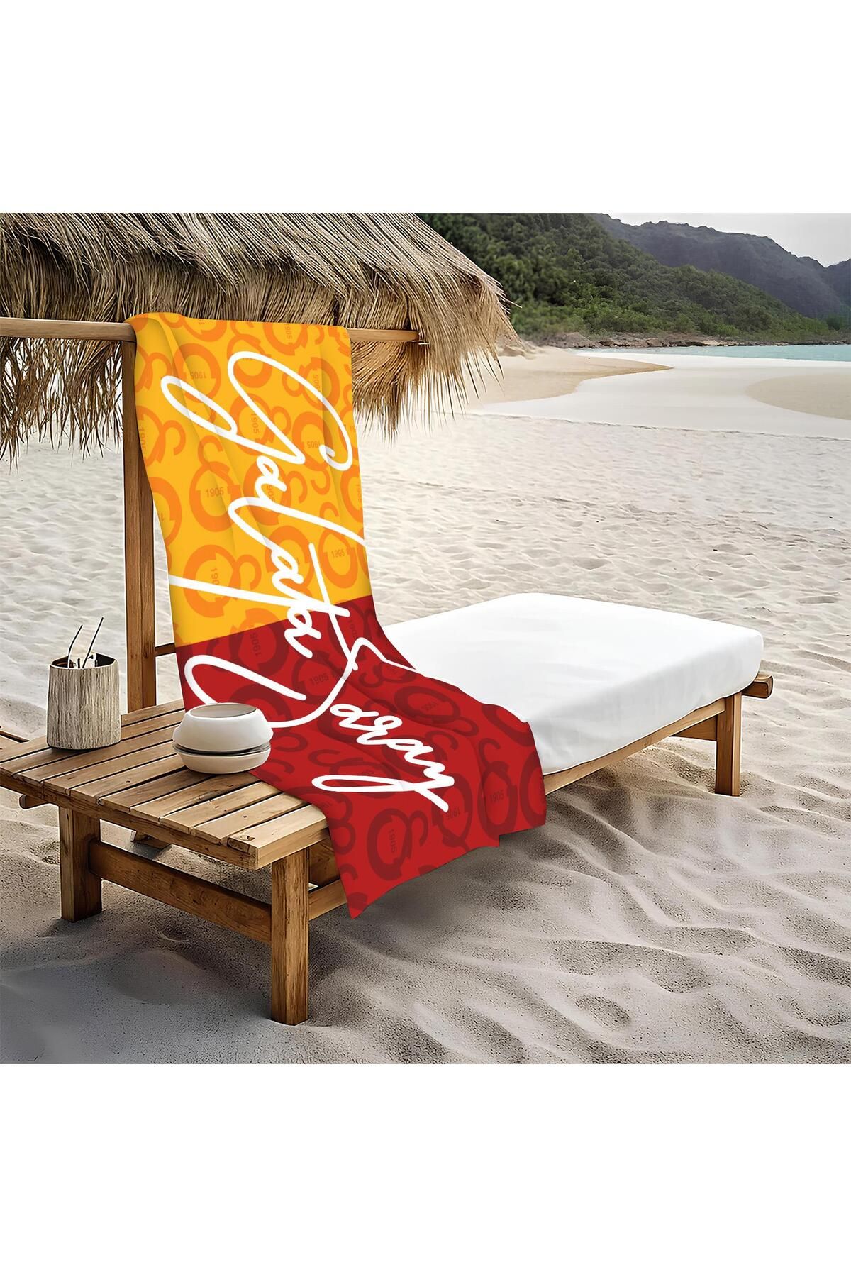 Doruklar Home Collection Dekoratif Modern Desenli Plaj Deniz Havlusu Peştamal 80x160 CM PİKA03