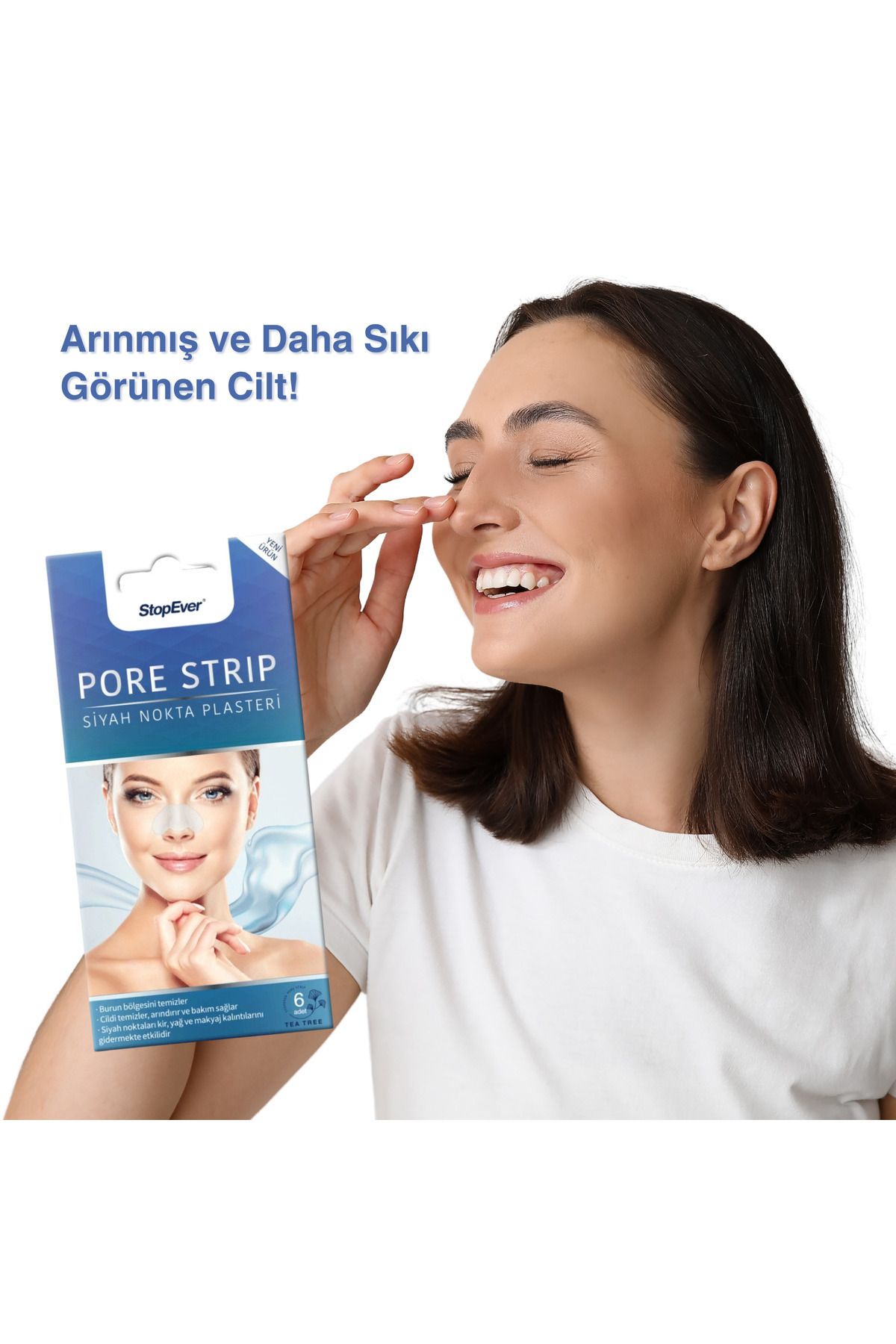 StopEver-Pore ​​Strip Blackhead Plaster (6 X 6) (Tea Tree) |   Anti Blackhead 5