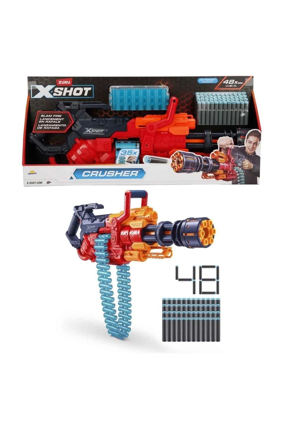 Emperium X-SHOT SÜNGER ATAN CRUSHER 48 MERMİLİ