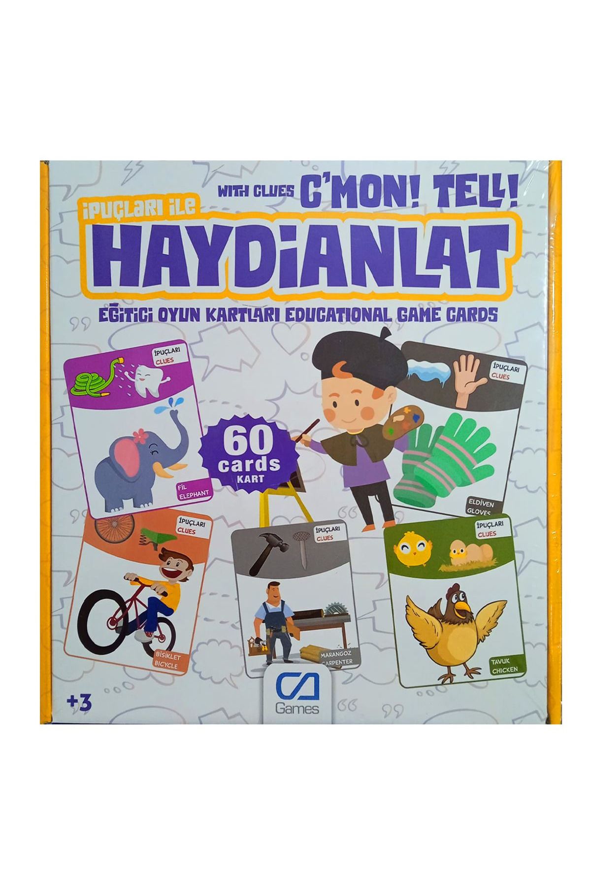 Art Tone CA Games OYUN KARTLARI HAYDİ ANLAT +3