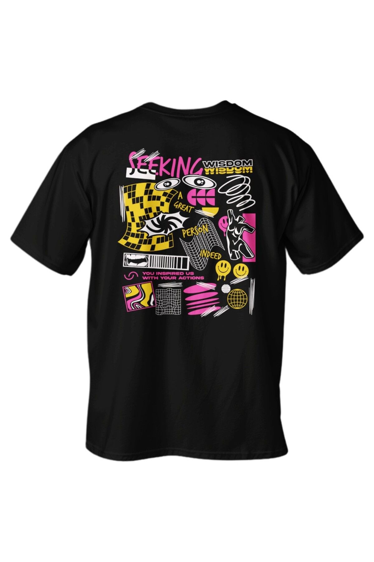 LUMARTA Regular Seeking Baskılı T-Shirt