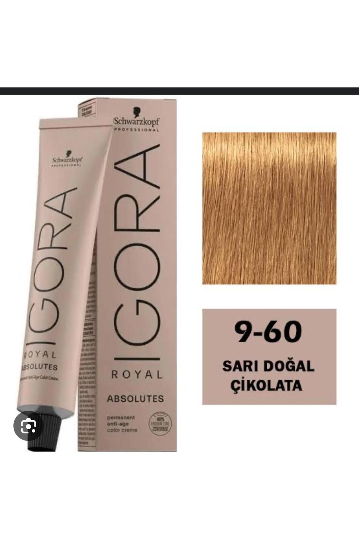 Igora 9-60 SARI RENK SAÇ BOYASI EVA