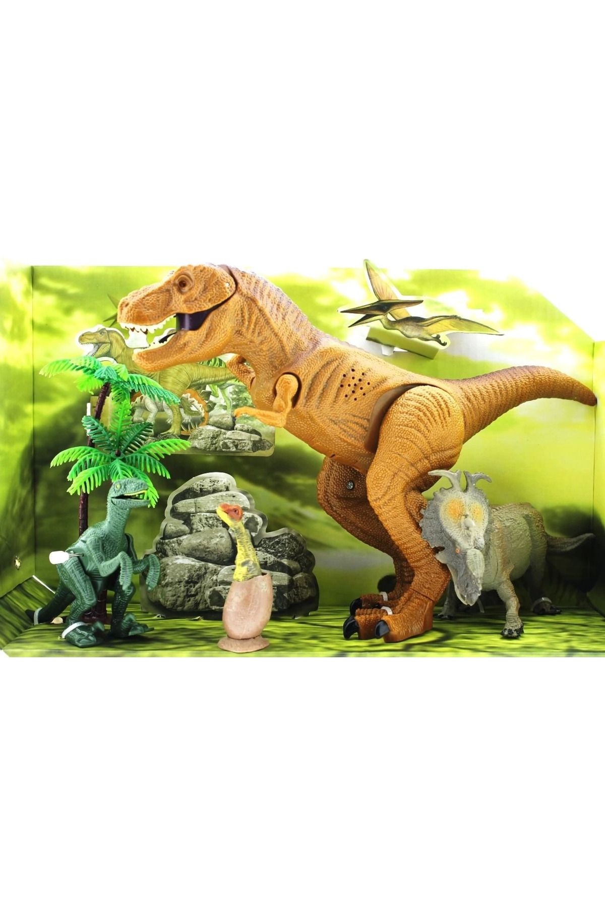 Emperium 4lü sesli dinozor oyun seti