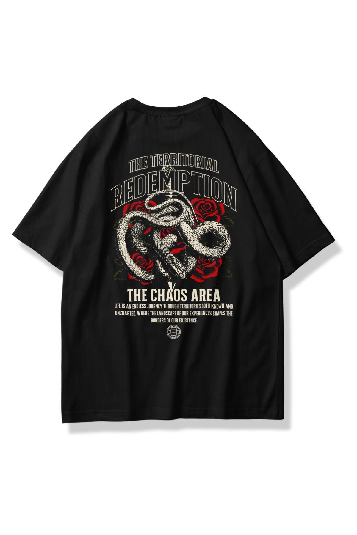 Trendiz Unisex The Territorial Redemption Tshirt Siyah