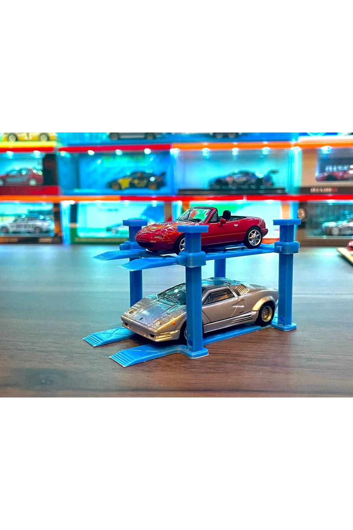 Teknobox Hot wheels araba 2 katlı park