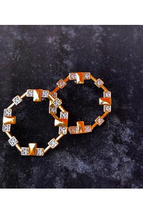 ZEYNVA Taşlı Sekizgen Küpe