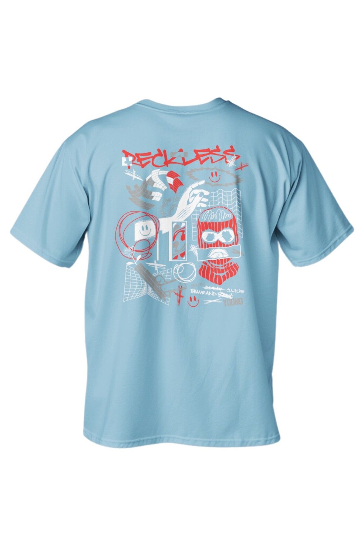 LUMARTA Regular Reckless Baskılı T-Shirt