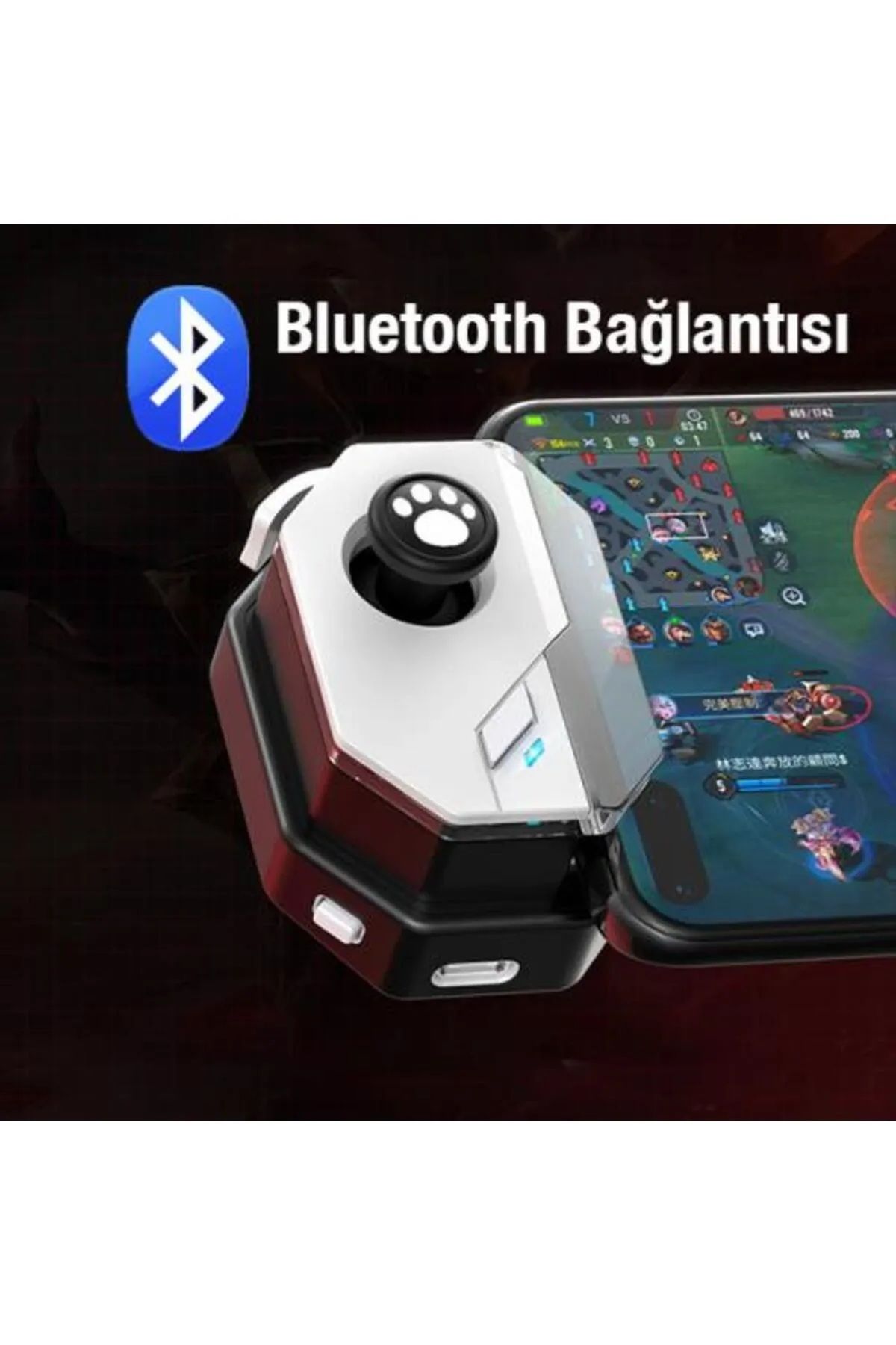 TECHNOMEN 150mah Şarjlı Bluetooth Bağlantılı Telefon Joystick Kontrol