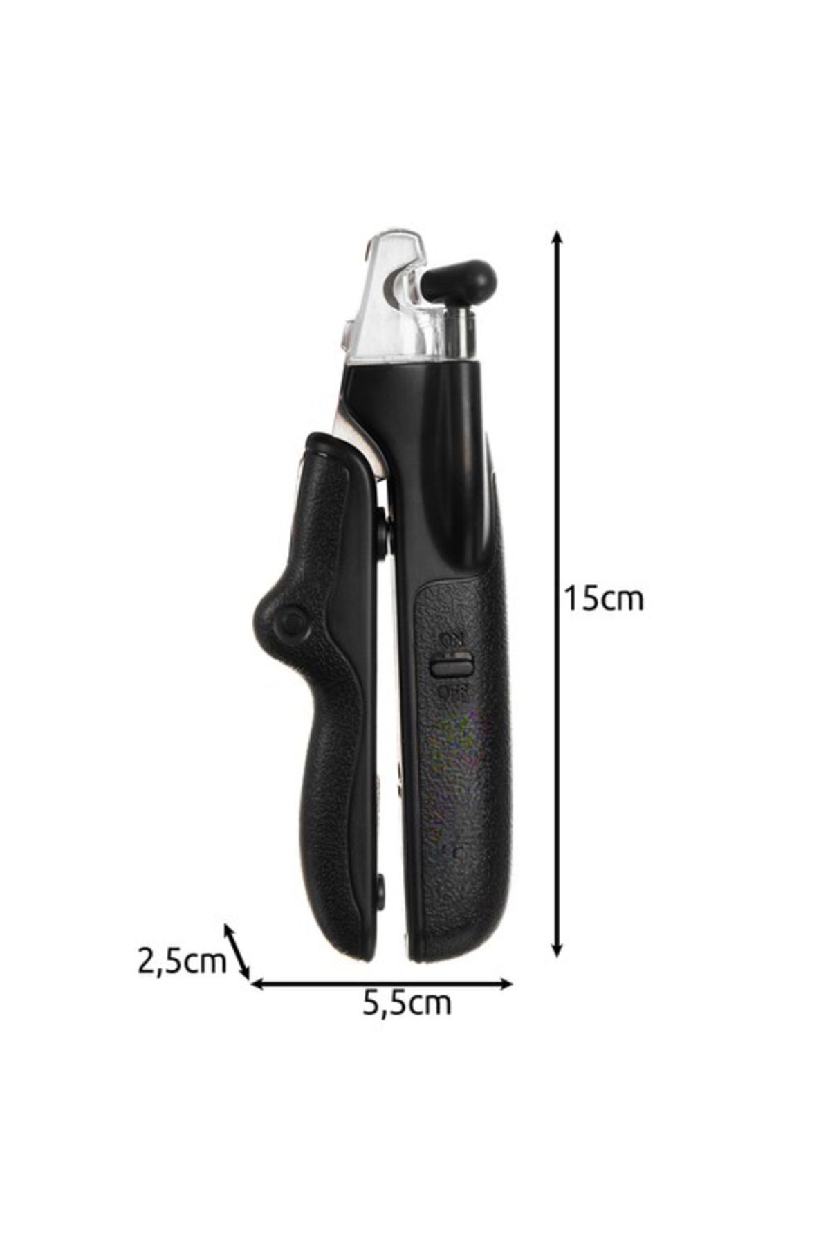 zola-Animal nail clipper and file set, with LED, non-slip handle, ON/OFF, 15x2.5x5.5 cm 7