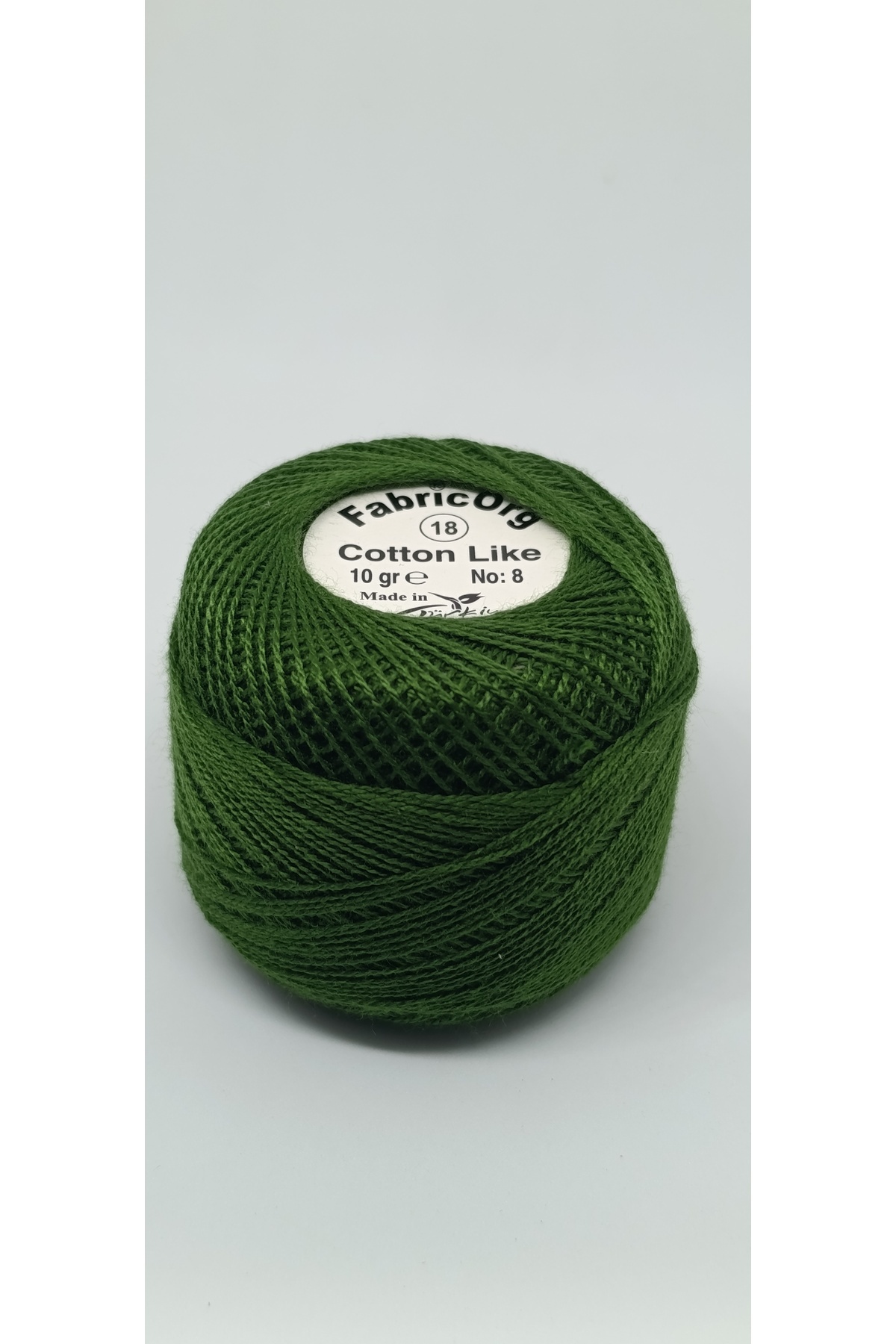 fabricorg Cotton Like Etamin-kanaviçe Iplik (10 GR-NO8 İP) - TEK YUMAK - 18 Numaralı Renk