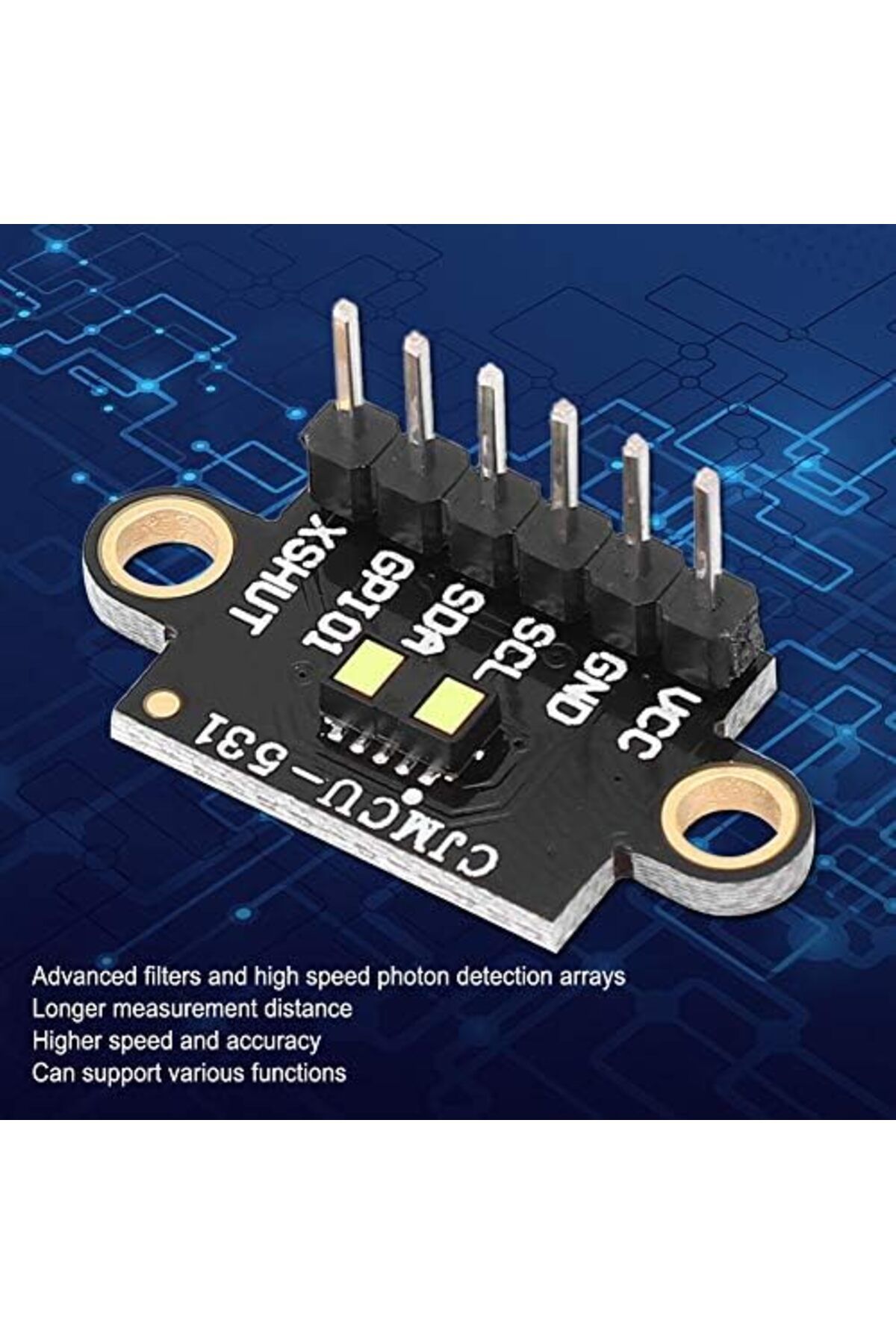 LSY-Laser Range Sensor Vl53l1x, Time-of-flight Range Sensor, Measuring Range 4m/13.12ft 7