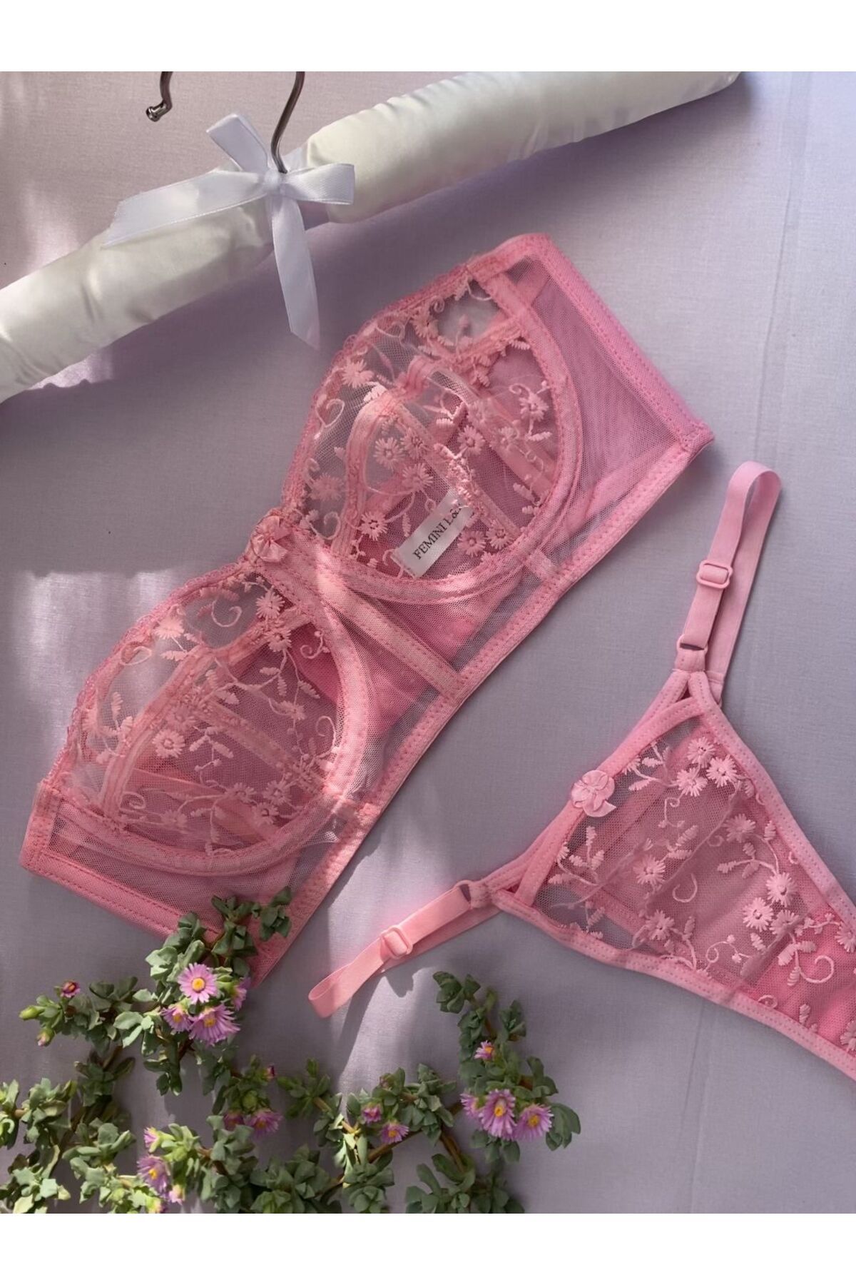 FEMİNİ PINK BLISS BRALET SET