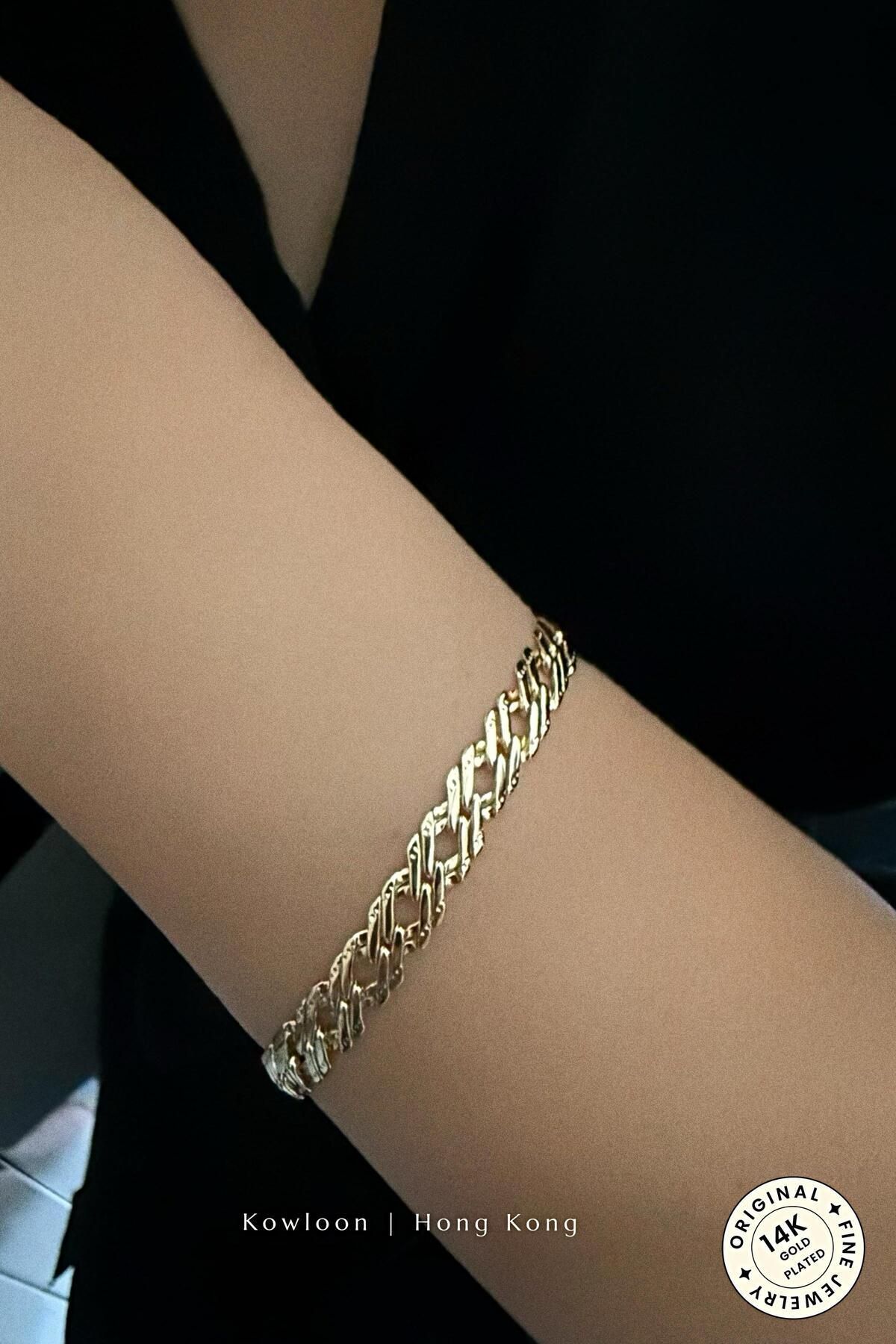 cacharel classic 14K Altın Kaplama Çelik Bileklik
