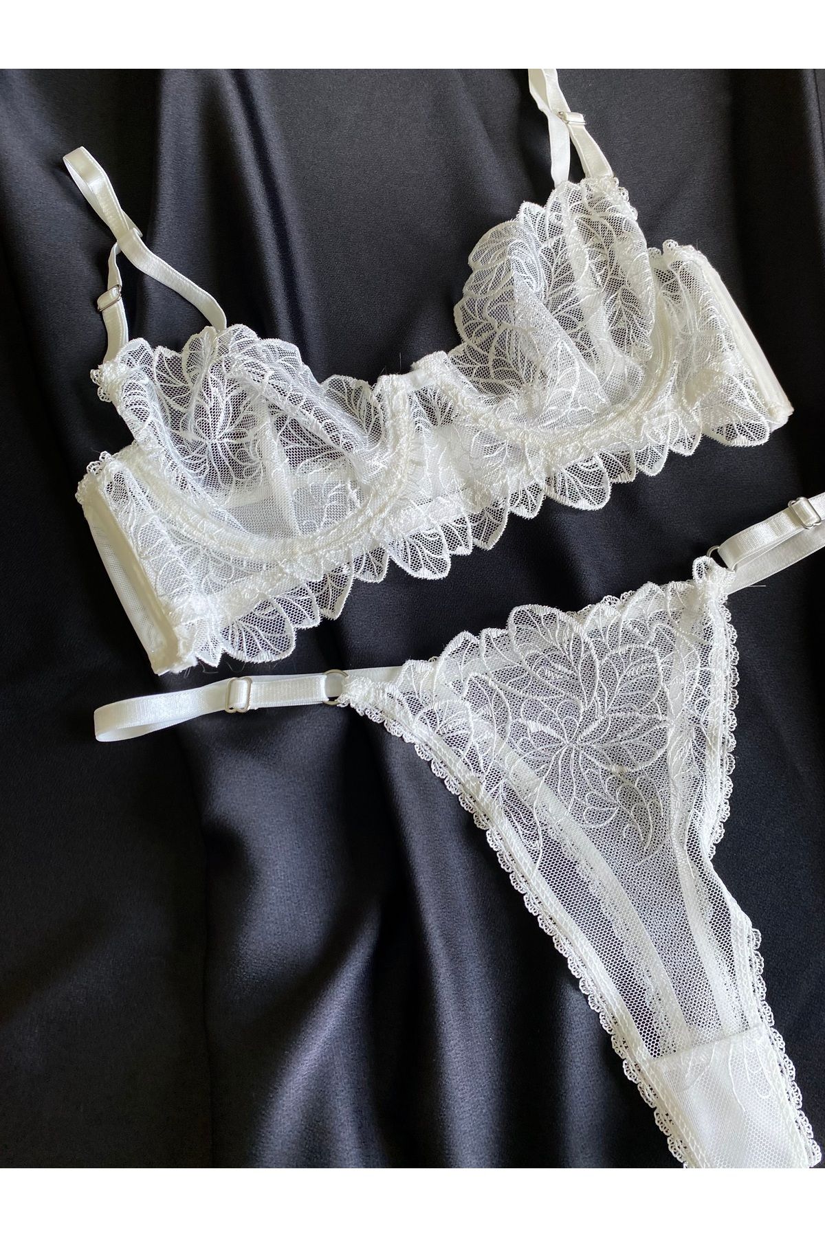 Blissa Lingerie Perline Bralet Takım