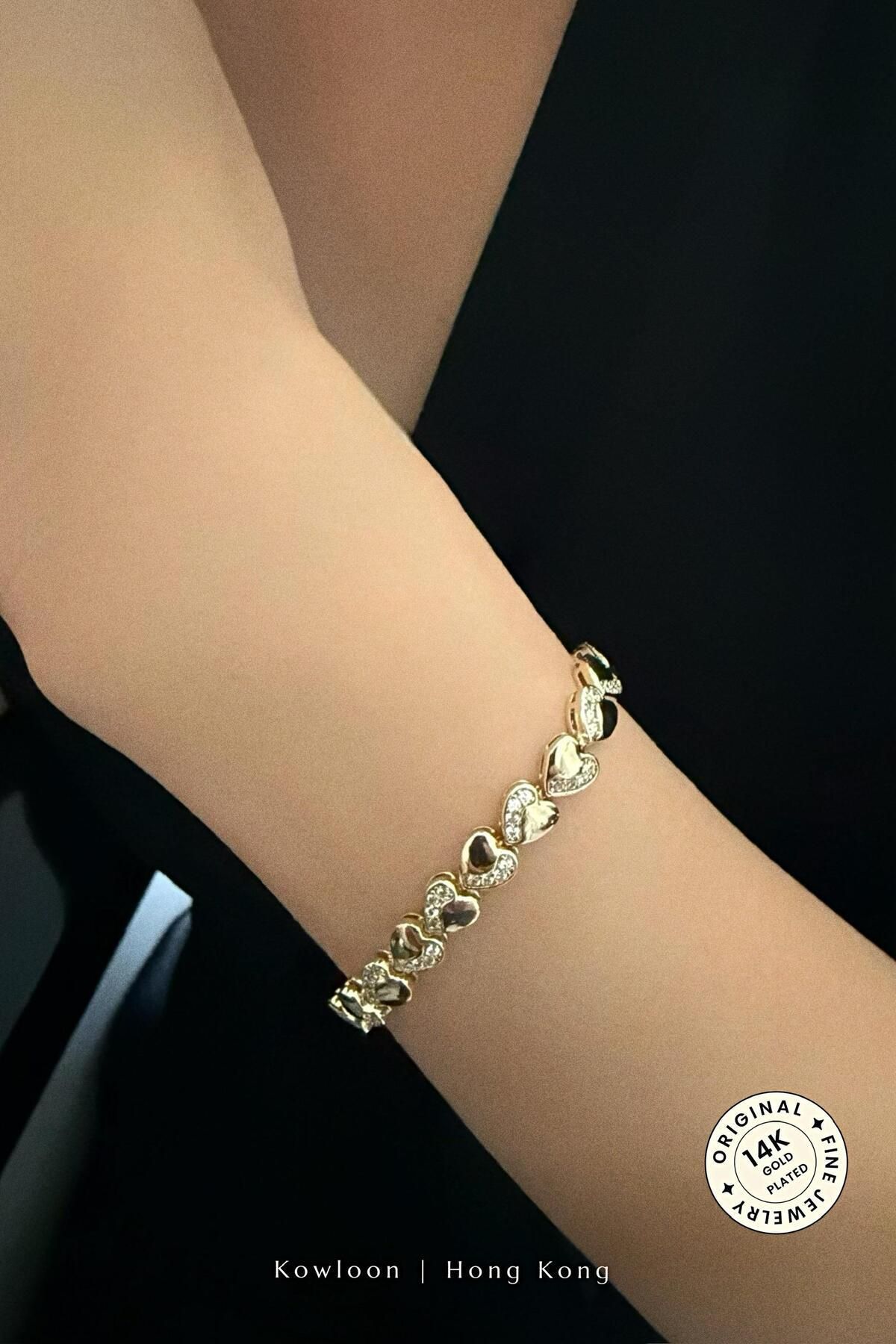 cacharel classic 14K Altın Kaplama Çelik Bileklik
