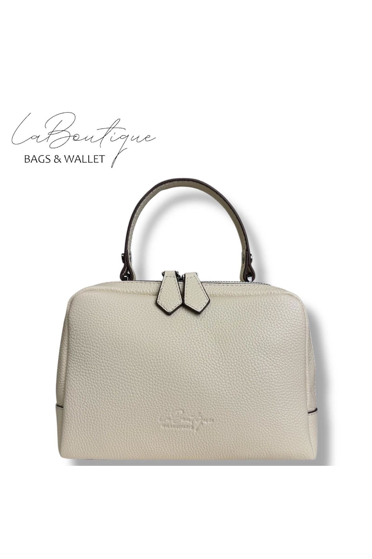 LA BOUTIQUE %100 DERİ LB ÇANTA D-2500 KREM