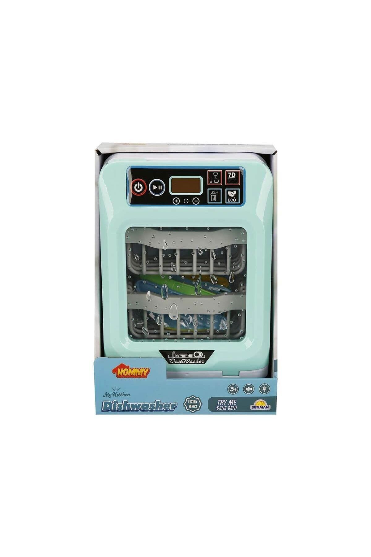 Sunman 3012 Hommy Sesli ve Işıklı Yeşil Bulaşık Makinesi -Sunman
