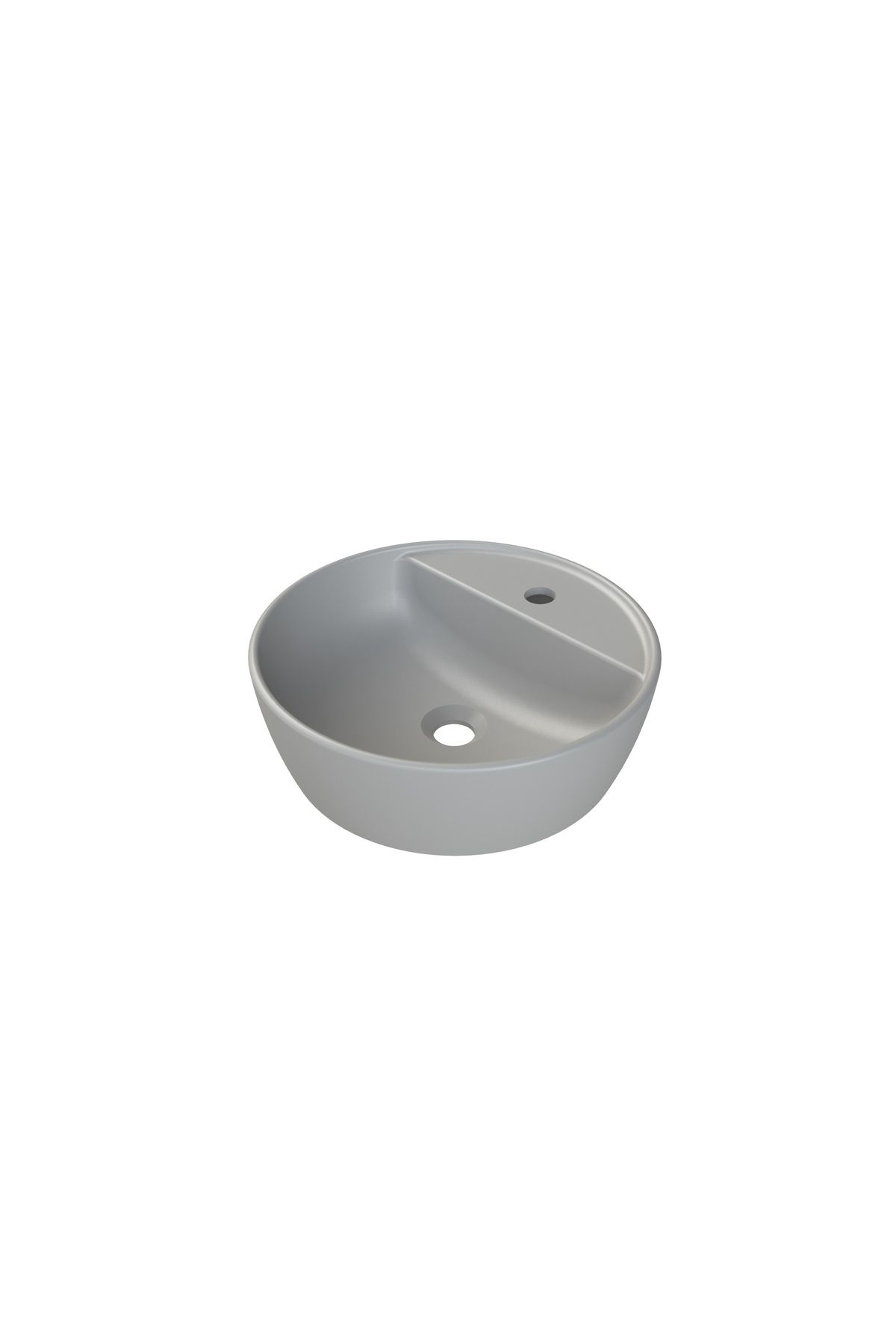 Turkuaz MAT GRİ ONE 42 CM LAVABO (BATARYA DELİKLİ)