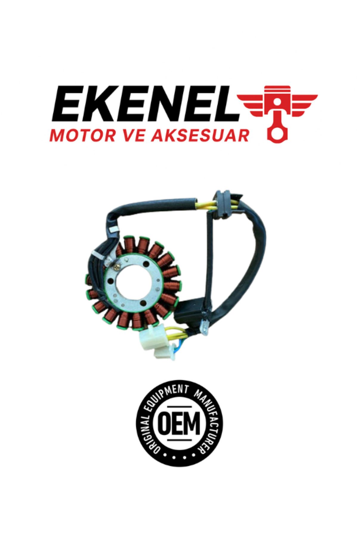 OEM Honda CBF150 Statör 18'li | Yeni Model OEM Şarj Bobini
