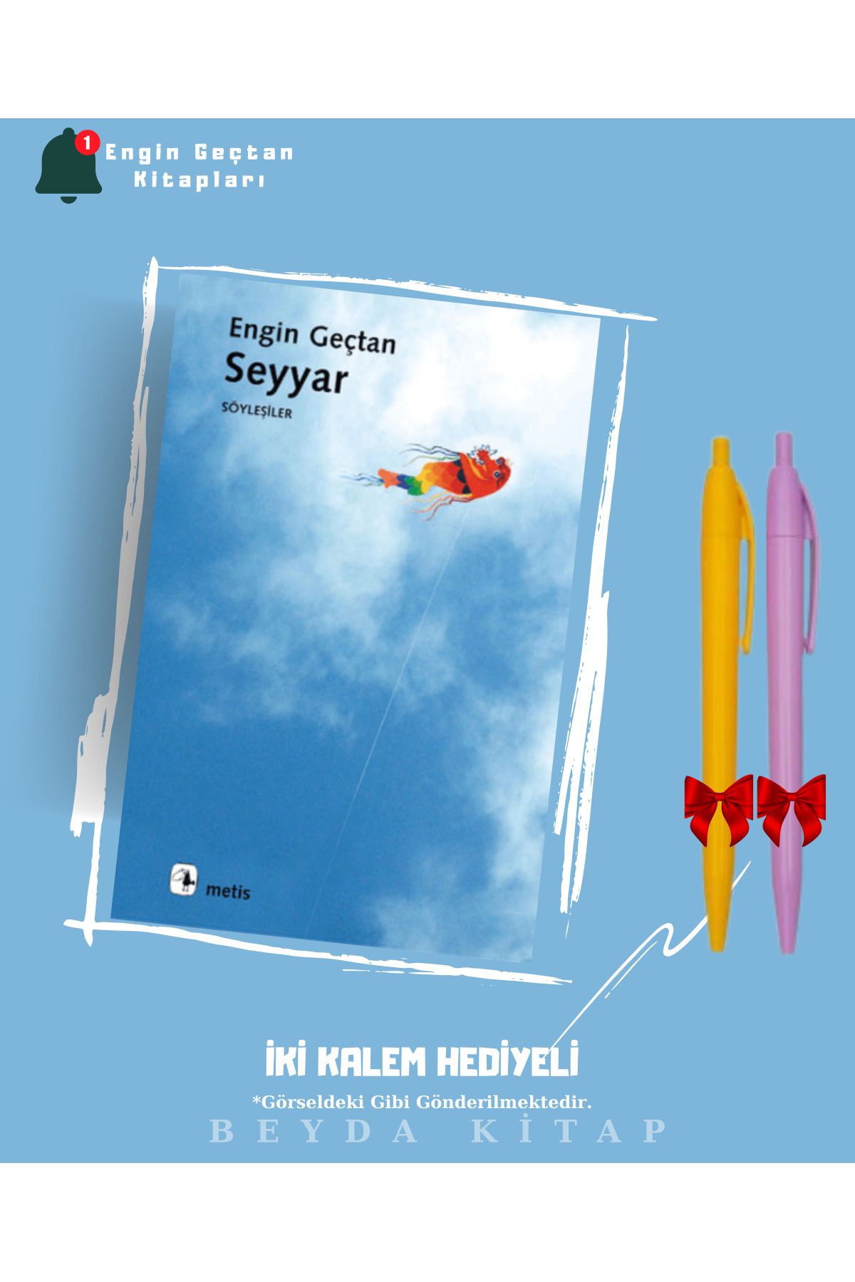 Metis Yayınları Seyyar - Engin Geçtan - İki Kalem Hediyeli - ENGCTN25