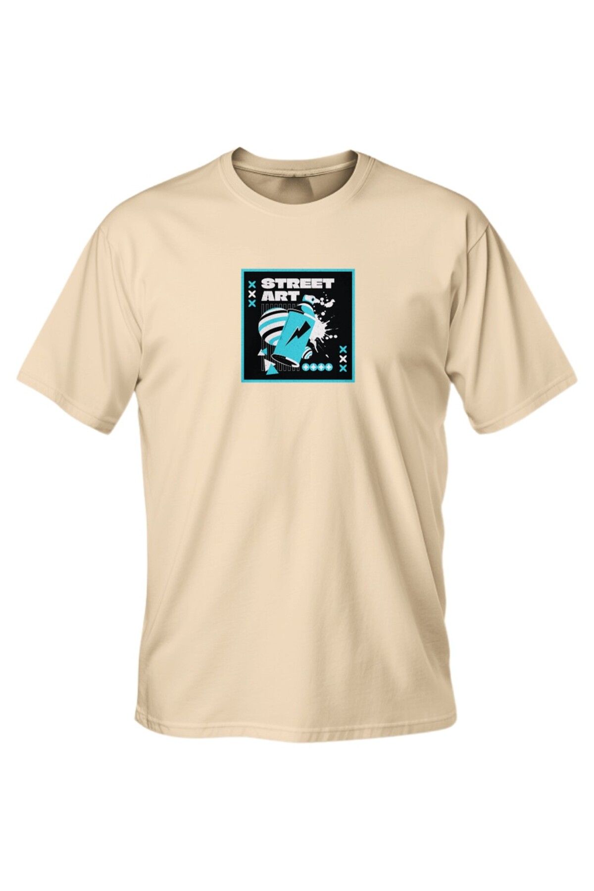 LUMARTA Regular Street Art Baskılı T-Shirt