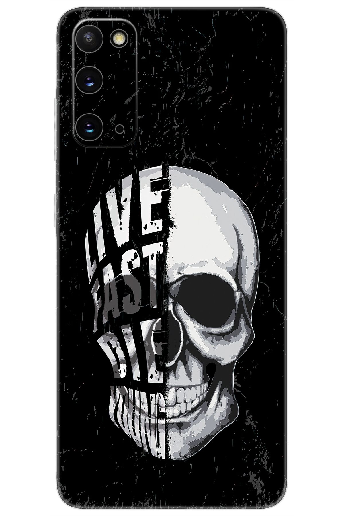 Ceppare Samsung Galaxy S20 (SM-G980F) Uyumlu Kılıf Desen Baskılı Silikon Kuru Kafa STK:585 CP-x2a2egj