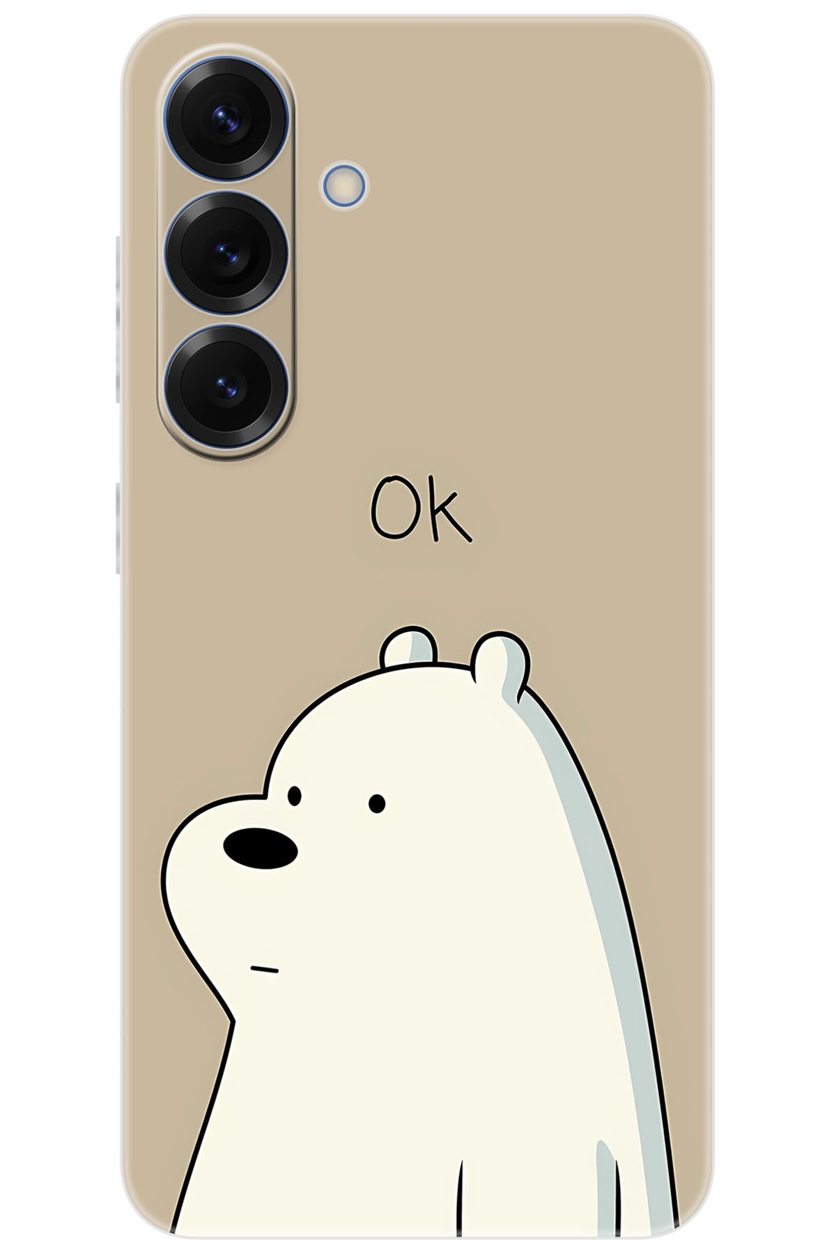 Ceppare Samsung Galaxy S25 (SM-S931B) Uyumlu Kılıf Desen Baskılı Silikon Panda OK STK:641 CP-weNdqdx