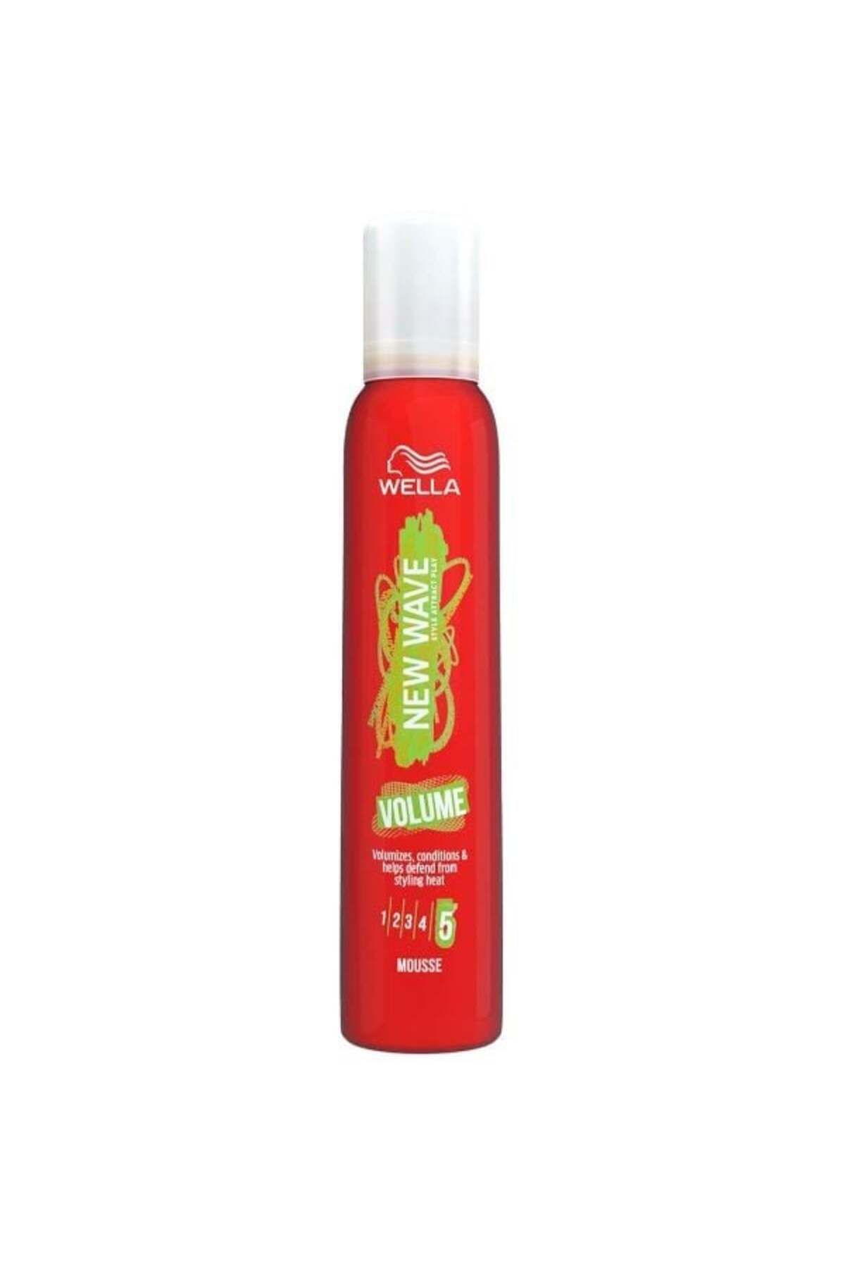 Wella-New Wave Mousse Boost It 200ml No 5 (59286) --- ويلا نيو رغوة مكثفة 200 مل رقم 5 2