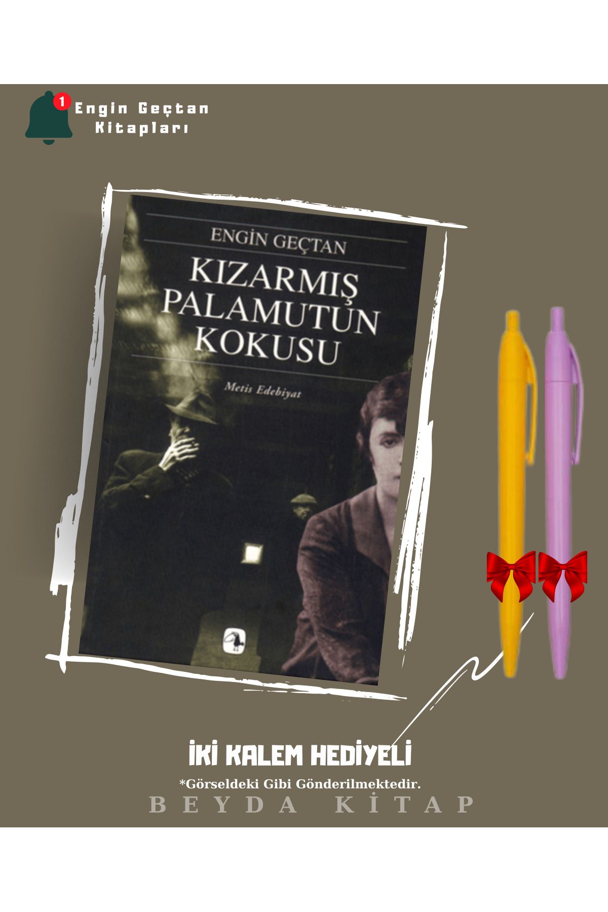 Metis Yayınları Kızarmış Palamutun Kokusu - Engin Geçtan - İki Kalem Hediyeli - ENGCTN25