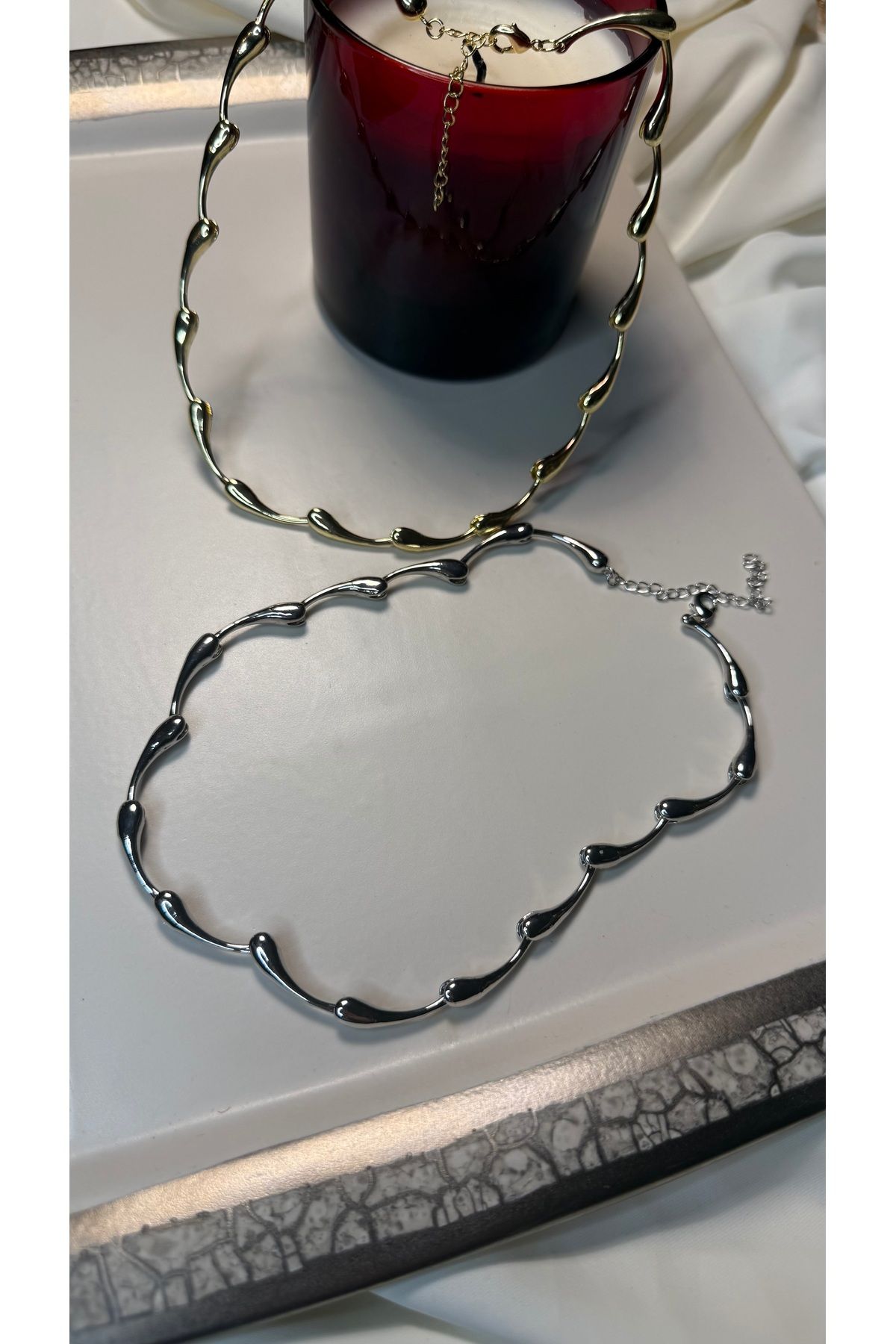 byNICCE Damla kolye silver
