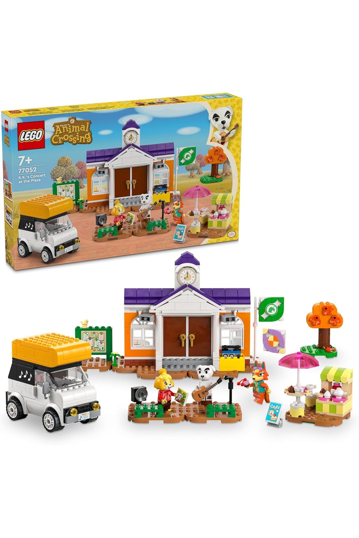 STOREMAX jvnnastore Animal Crossing K.K. Meydan Konseri 77052-7 Yaş ve Üzeri Çocuklar İçin Kafe ve Araç